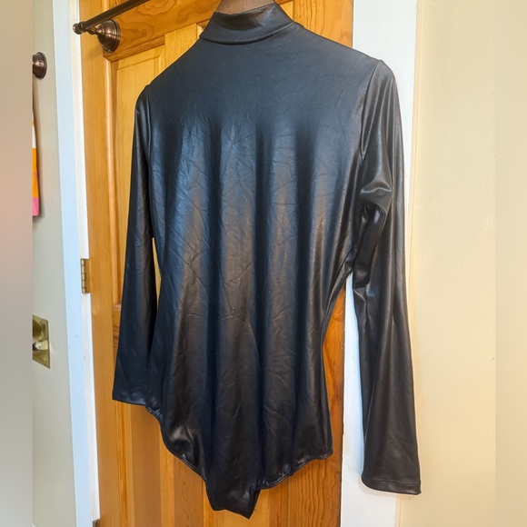 Frederick's of Hollywood Black Zipper Bodysuit - Picture 5 of 6